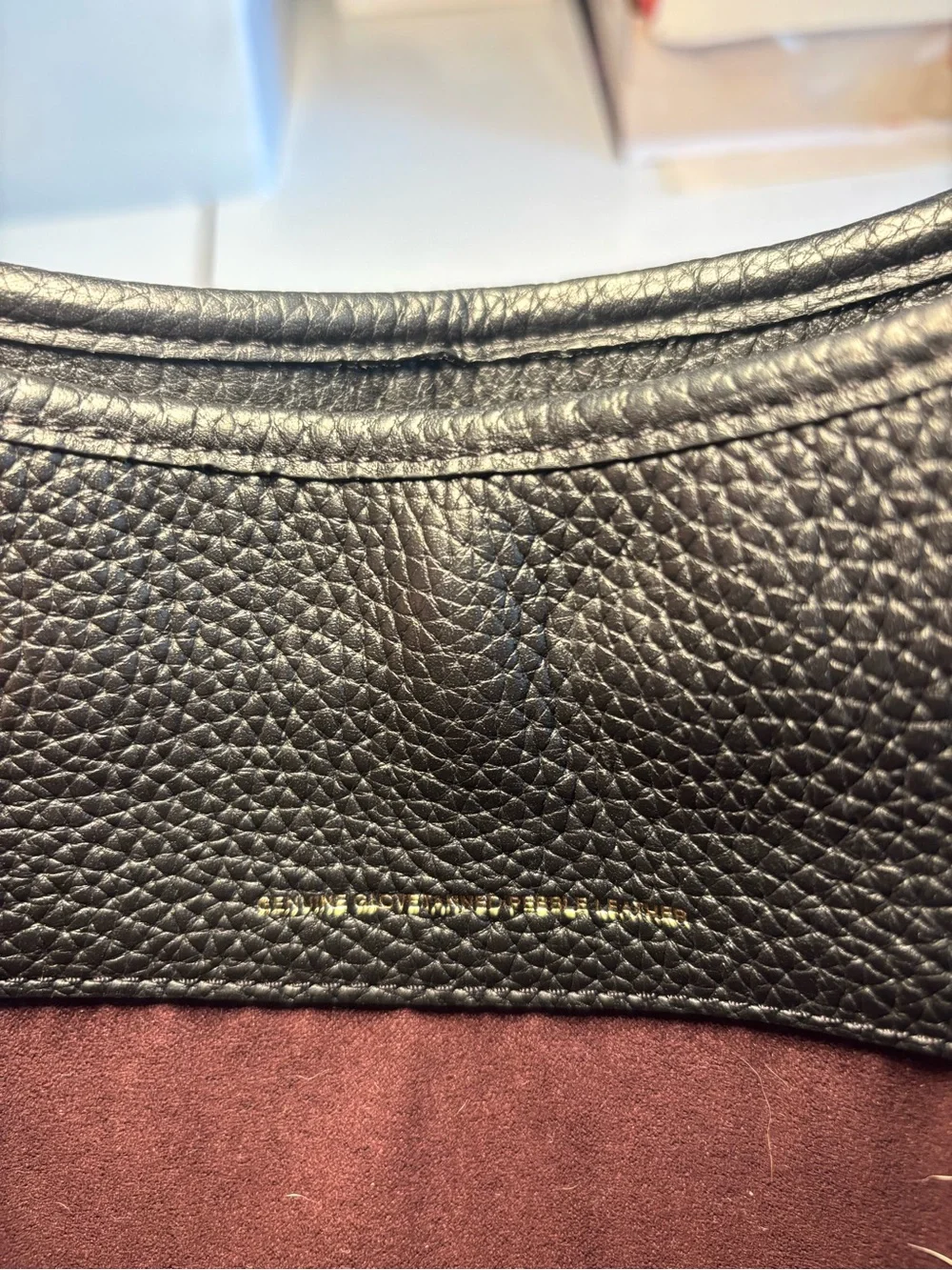 Coach Emery Black Grained Pebbled Leather Crossbody Shoulder Bag Purse